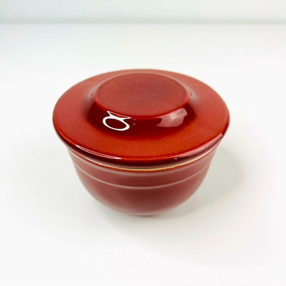 Emile Henry Kitchen Emile Henry France Burgundy Red Butter Pot